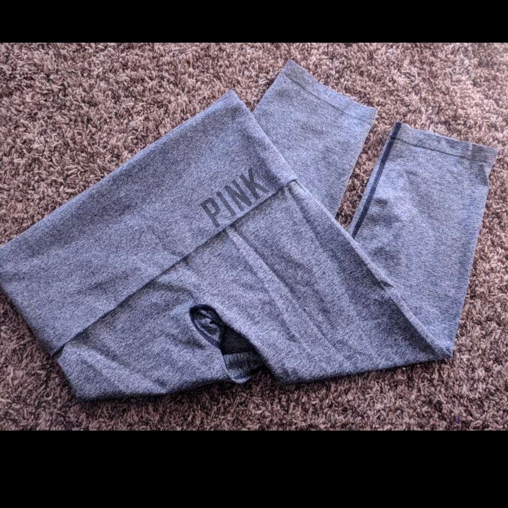 Pink Victoria's Secret workout capri